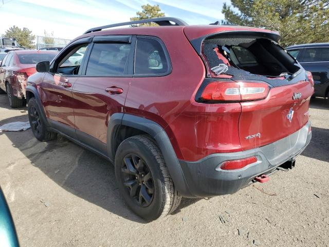 1C4PJMBS7EW251619 - 2014 JEEP CHEROKEE TRAILHAWK RED photo 2