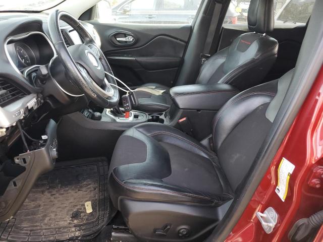 1C4PJMBS7EW251619 - 2014 JEEP CHEROKEE TRAILHAWK RED photo 7