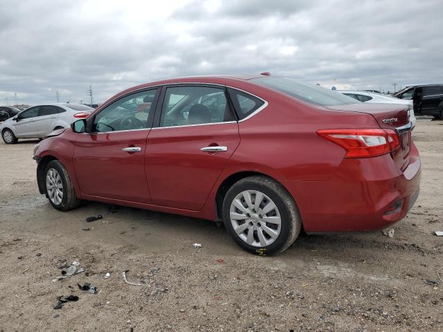 3N1AB7AP4HL679565 - 2017 NISSAN SENTRA S RED photo 2