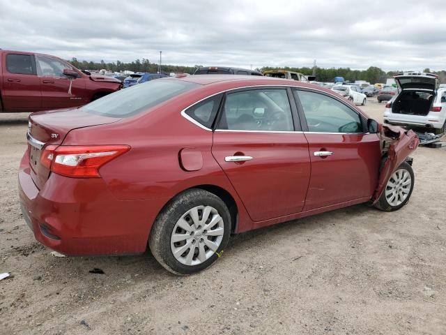 3N1AB7AP4HL679565 - 2017 NISSAN SENTRA S RED photo 3