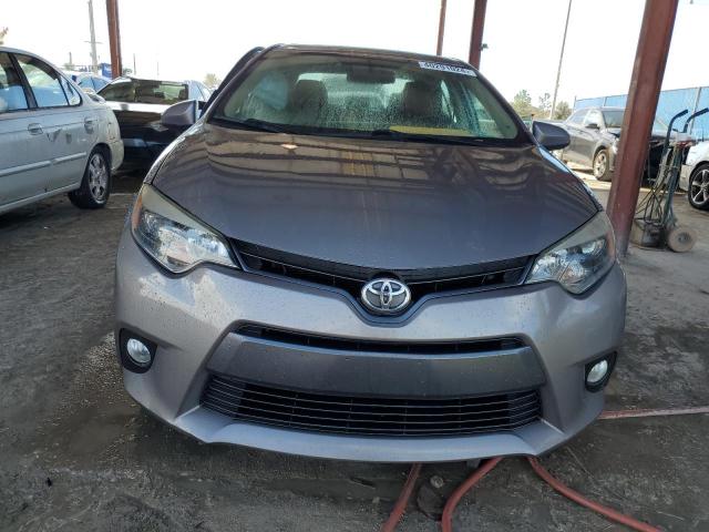 2T1BURHE4FC351767 - 2015 TOYOTA COROLLA L GRAY photo 5