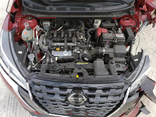 3N1CP5CV1ML556939 - 2021 NISSAN KICKS SV RED photo 11