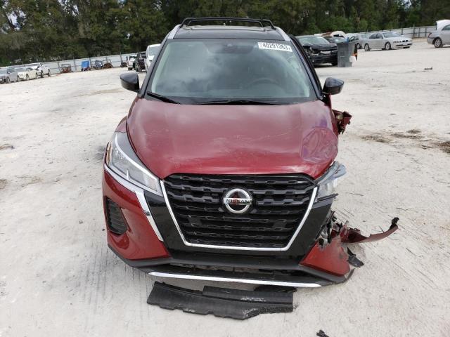 3N1CP5CV1ML556939 - 2021 NISSAN KICKS SV RED photo 5