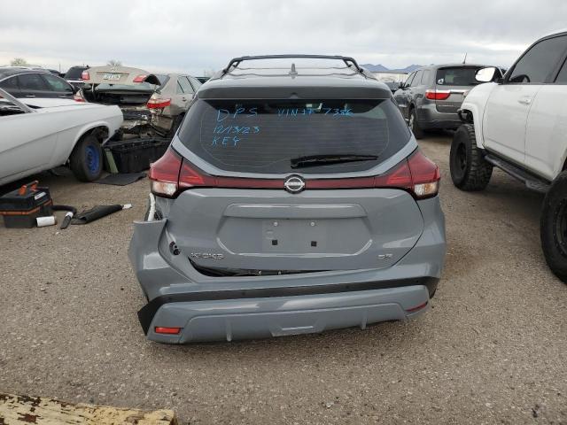 3N1CP5DV0NL517386 - 2022 NISSAN KICKS SR GRAY photo 6