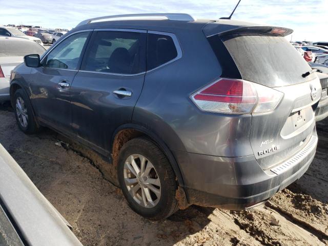 KNMAT2MV3FP568126 - 2015 NISSAN ROGUE S GRAY photo 2