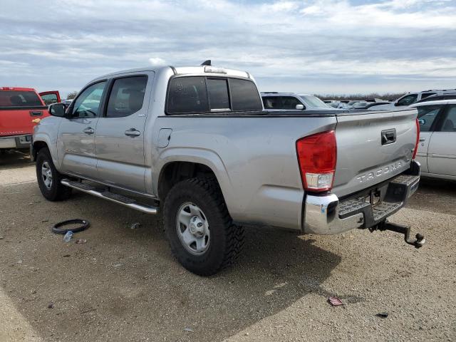 5TFAZ5CN9GX018609 - 2016 TOYOTA TACOMA DOUBLE CAB SILVER photo 2