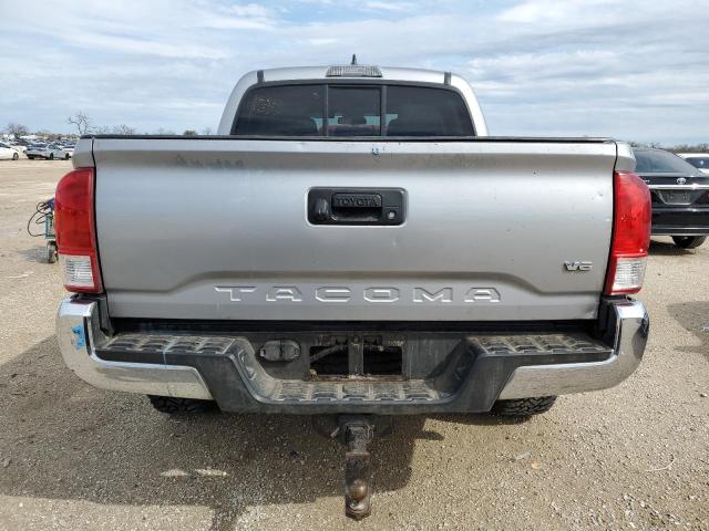 5TFAZ5CN9GX018609 - 2016 TOYOTA TACOMA DOUBLE CAB 银色 照片 6
