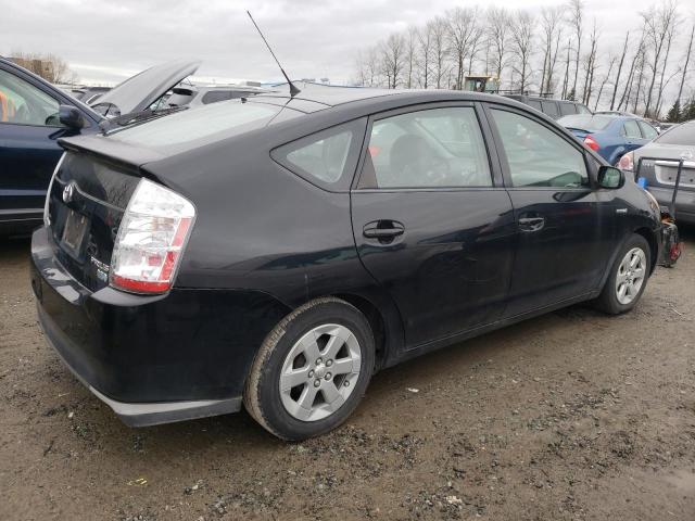 JTDKB20U383391155 - 2008 TOYOTA PRIUS BLACK photo 3