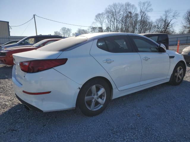 5XXGM4A71EG309410 - 2014 KIA OPTIMA LX WHITE photo 3