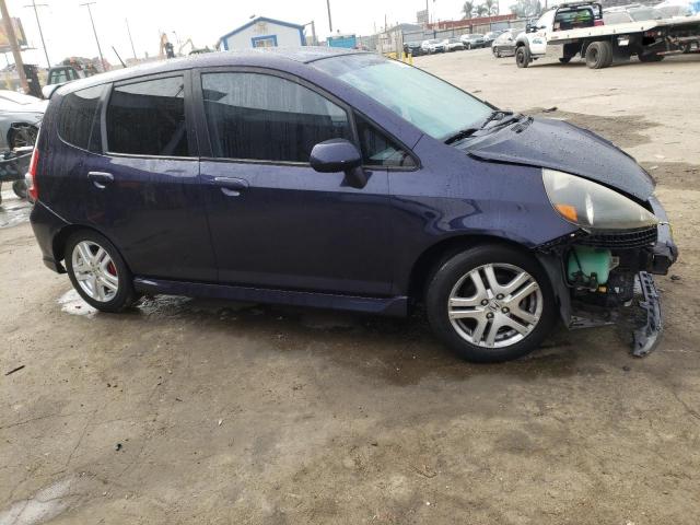 JHMGD386X8S033468 - 2008 HONDA FIT SPORT BLUE photo 4