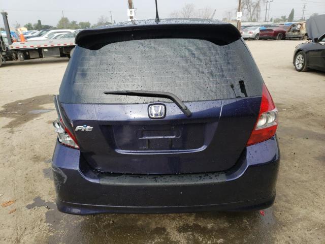 JHMGD386X8S033468 - 2008 HONDA FIT SPORT BLUE photo 6