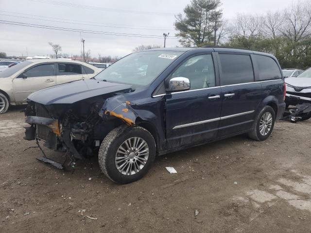 2C4RC1CG0DR634272 - 2013 CHRYSLER TOWN & COU TOURING L BLUE photo 1