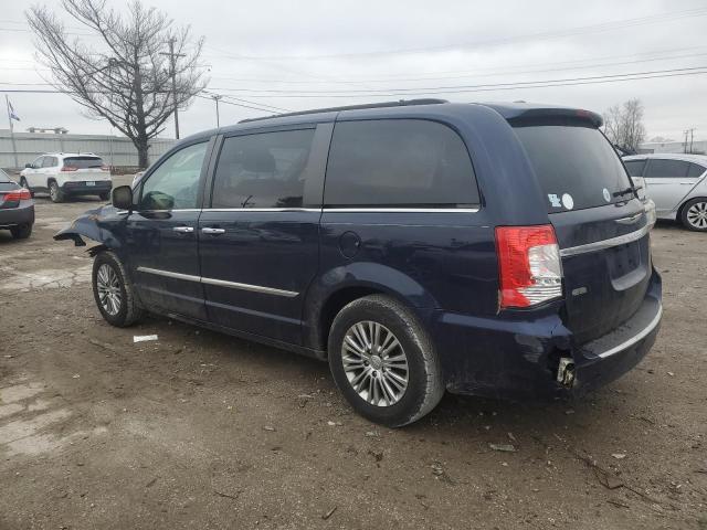 2C4RC1CG0DR634272 - 2013 CHRYSLER TOWN & COU TOURING L BLUE photo 2