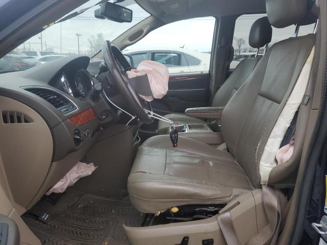 2C4RC1CG0DR634272 - 2013 CHRYSLER TOWN & COU TOURING L BLUE photo 7