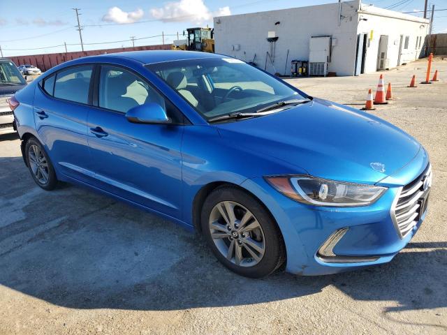 5NPD84LF9HH064652 - 2017 HYUNDAI ELANTRA SE BLUE photo 4