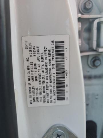 1HGCP3F81BA004113 - 2011 HONDA ACCORD EXL WHITE photo 13