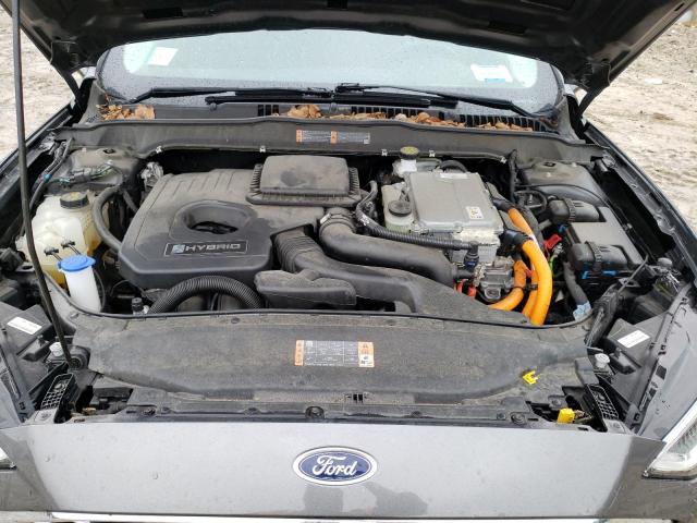 3FA6P0MU4LR161867 - 2020 FORD FUSION SEL GRAY photo 11