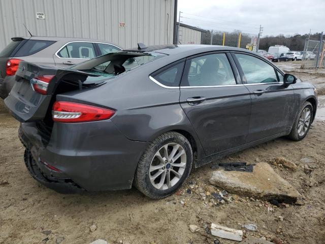 3FA6P0MU4LR161867 - 2020 FORD FUSION SEL GRAY photo 3