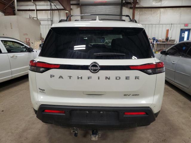 5N1DR3BC2NC254147 - 2022 NISSAN PATHFINDER SV WHITE photo 6