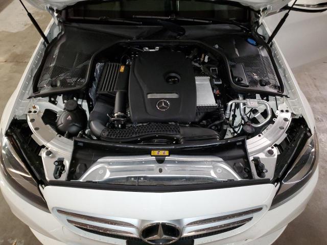 55SWF4JBXJU251464 - 2018 MERCEDES-BENZ C 300 WHITE photo 11