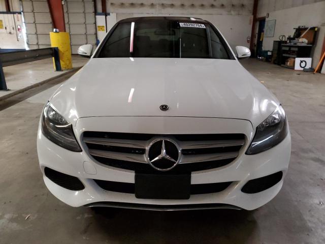 55SWF4JBXJU251464 - 2018 MERCEDES-BENZ C 300 WHITE photo 5