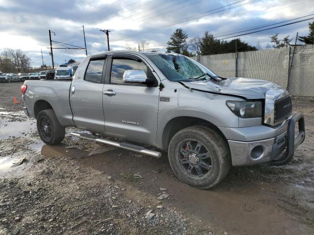 5TBBV54187S478693 - 2007 TOYOTA TUNDRA DOUBLE CAB SR5 SILVER photo 4