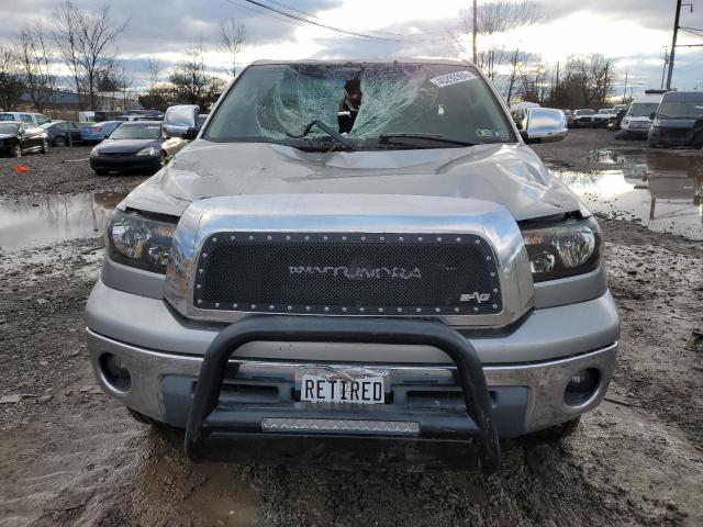 5TBBV54187S478693 - 2007 TOYOTA TUNDRA DOUBLE CAB SR5 SILVER photo 5