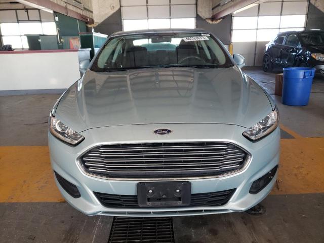 3FA6P0LU6ER155573 - 2014 FORD FUSION SE HYBRID BLUE photo 5