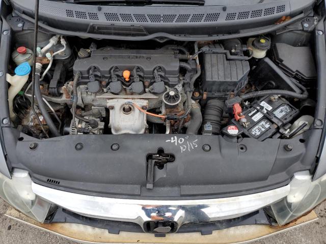 2HGFA16669H320555 - 2009 HONDA CIVIC LX-S Մոխրագույն լուսանկար 11