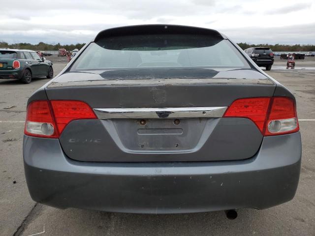 2HGFA16669H320555 - 2009 HONDA CIVIC LX-S Մոխրագույն լուսանկար 6