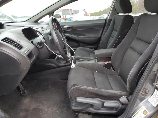 2HGFA16669H320555 - 2009 HONDA CIVIC LX-S GRAY photo 7