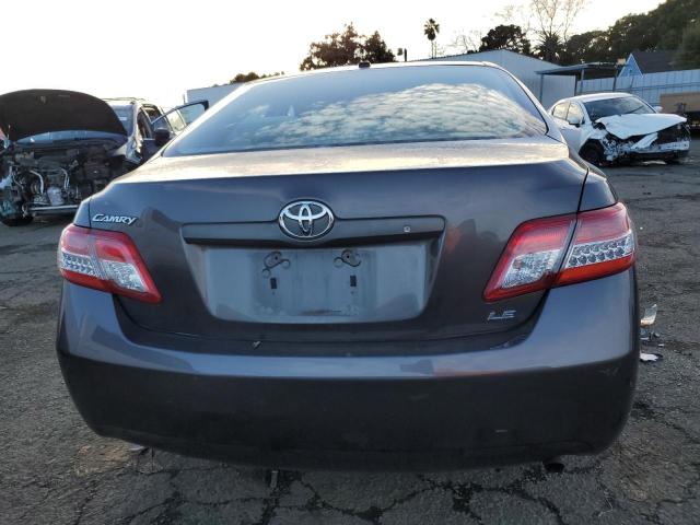 JTNBF3EK0A3002071 - 2010 TOYOTA CAMRY BASE GRAY photo 6