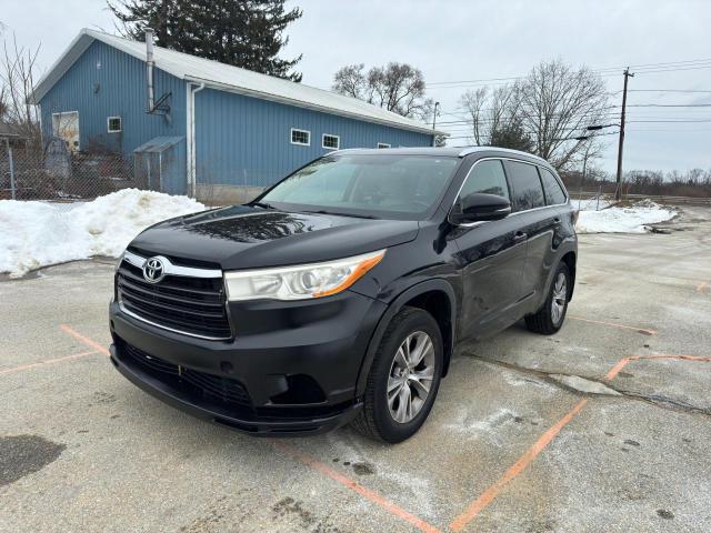 5TDJKRFH3ES036379 - 2014 TOYOTA HIGHLANDER XLE BLACK photo 2