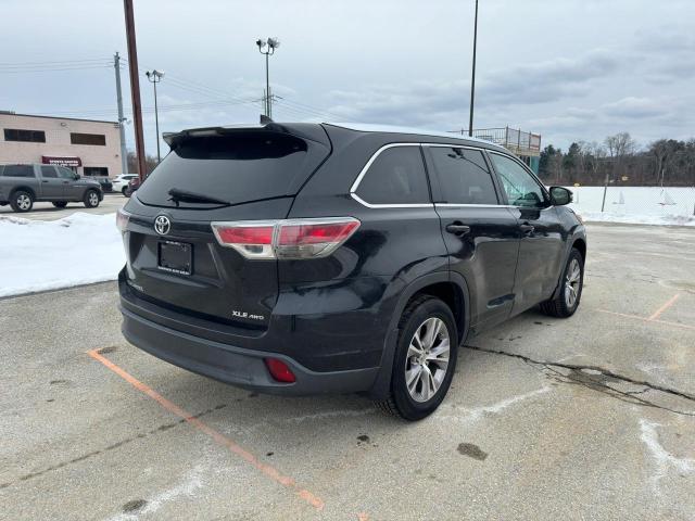 5TDJKRFH3ES036379 - 2014 TOYOTA HIGHLANDER XLE BLACK photo 4