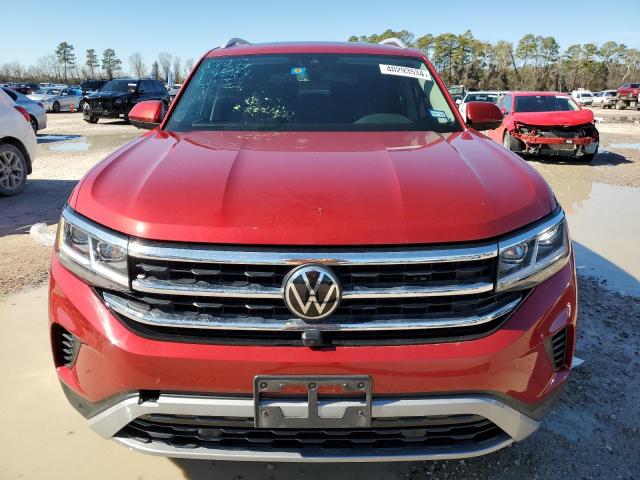 1V2TR2CA7MC533338 - 2021 VOLKSWAGEN ATLAS SEL PREMIUM RED photo 5