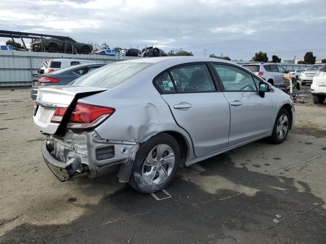 19XFB2F52EE217048 - 2014 HONDA CIVIC LX SILVER photo 3