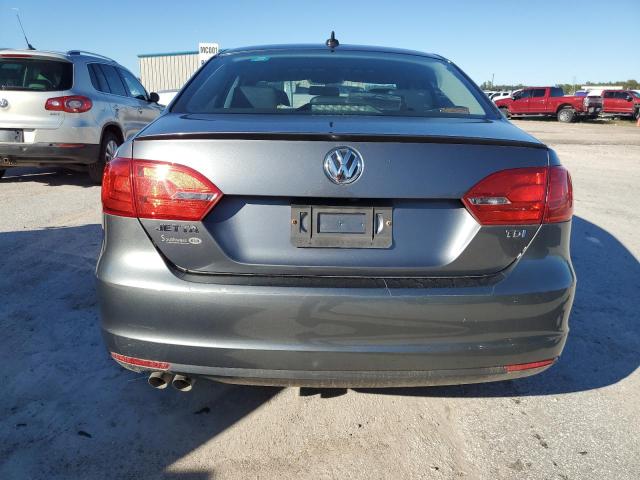 3VWLL7AJ2EM430005 - 2014 VOLKSWAGEN JETTA TDI GRAY photo 6