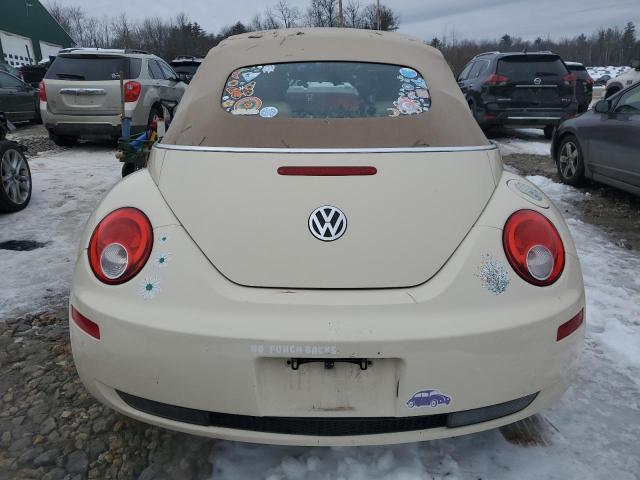 3VWPF31Y47M415328 - 2007 VOLKSWAGEN NEW BEETLE CONVERTIBLE CREAM photo 6