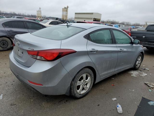 5NPDH4AE9FH609790 - 2015 HYUNDAI ELANTRA SE SILVER photo 3