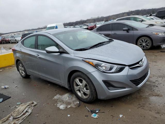 5NPDH4AE9FH609790 - 2015 HYUNDAI ELANTRA SE SILVER photo 4