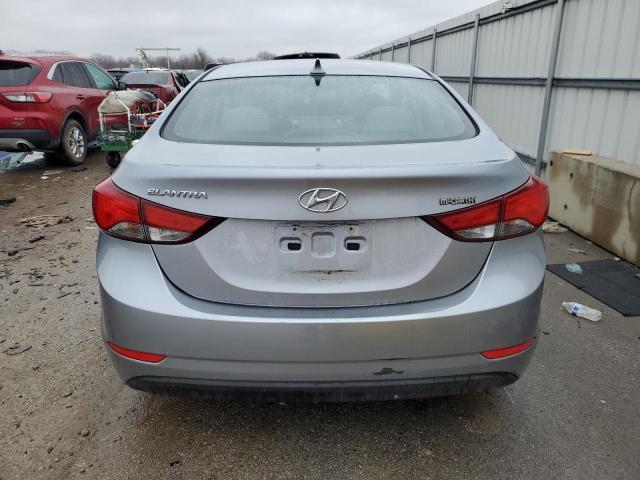 5NPDH4AE9FH609790 - 2015 HYUNDAI ELANTRA SE SILVER photo 6