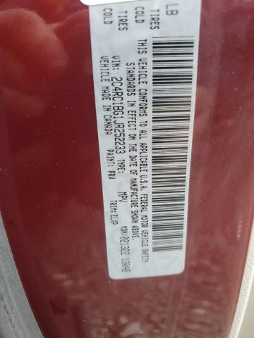 2C4RC1BG1JR252233 - 2018 CHRYSLER PACIFICA TOURING L MAROON photo 13