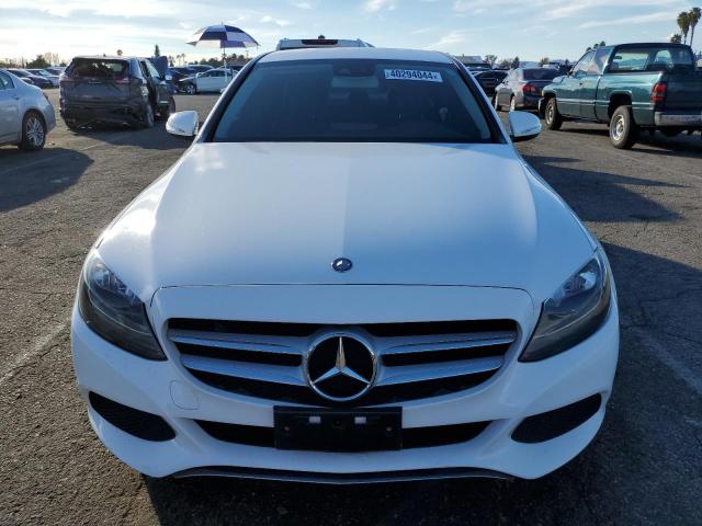 55SWF4JB7GU124678 - 2016 MERCEDES-BENZ C 300 WHITE photo 5