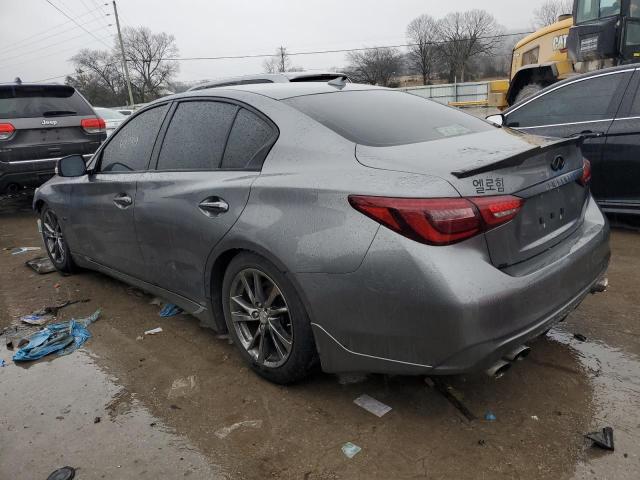 JN1EV7AR3JM431801 - 2018 INFINITI Q50 LUXE GRAY photo 2