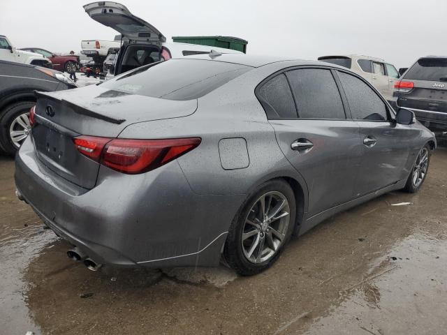 JN1EV7AR3JM431801 - 2018 INFINITI Q50 LUXE GRAY photo 3