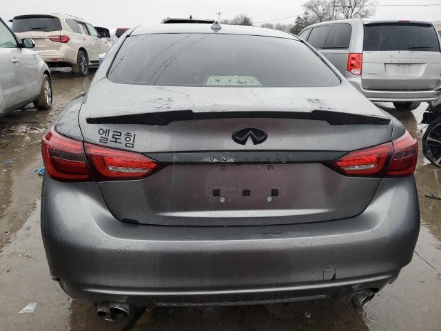 JN1EV7AR3JM431801 - 2018 INFINITI Q50 LUXE GRAY photo 6