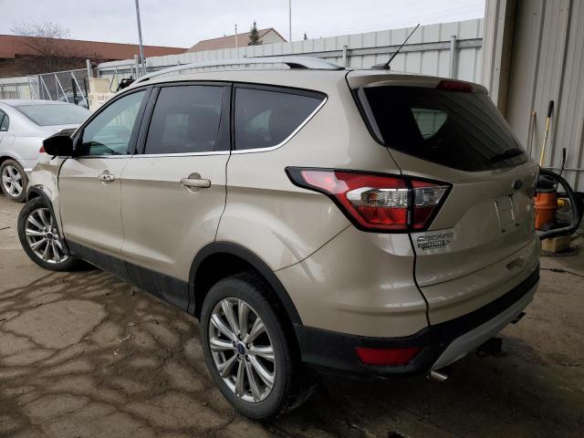 1FMCU0JD4HUE69756 - 2017 FORD ESCAPE TITANIUM BEIGE photo 2