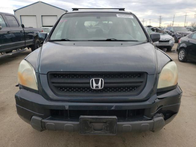 2HKYF18655H523556 - 2005 HONDA PILOT EXL BLUE photo 5