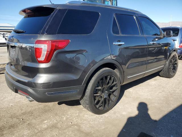 1FM5K7F86JGA85582 - 2018 FORD EXPLORER LIMITED GRAY photo 3