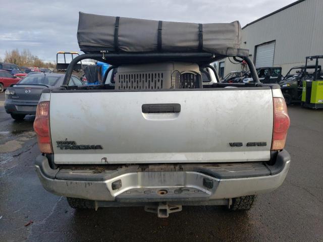 5TEUU42N45Z117755 - 2005 TOYOTA TACOMA ACCESS CAB ვერცხლისფერი ფოტო 6